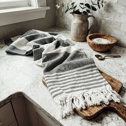 Mediterranean Turkish Cotton Towel – 40 × 70 Inches Gia Roma
