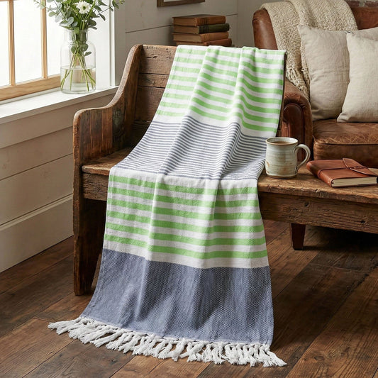 Pop of Summer Turkish Cotton Towel – 40 × 70 Inches Gia Roma