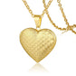 Vnox Light Heart Locket Pendants