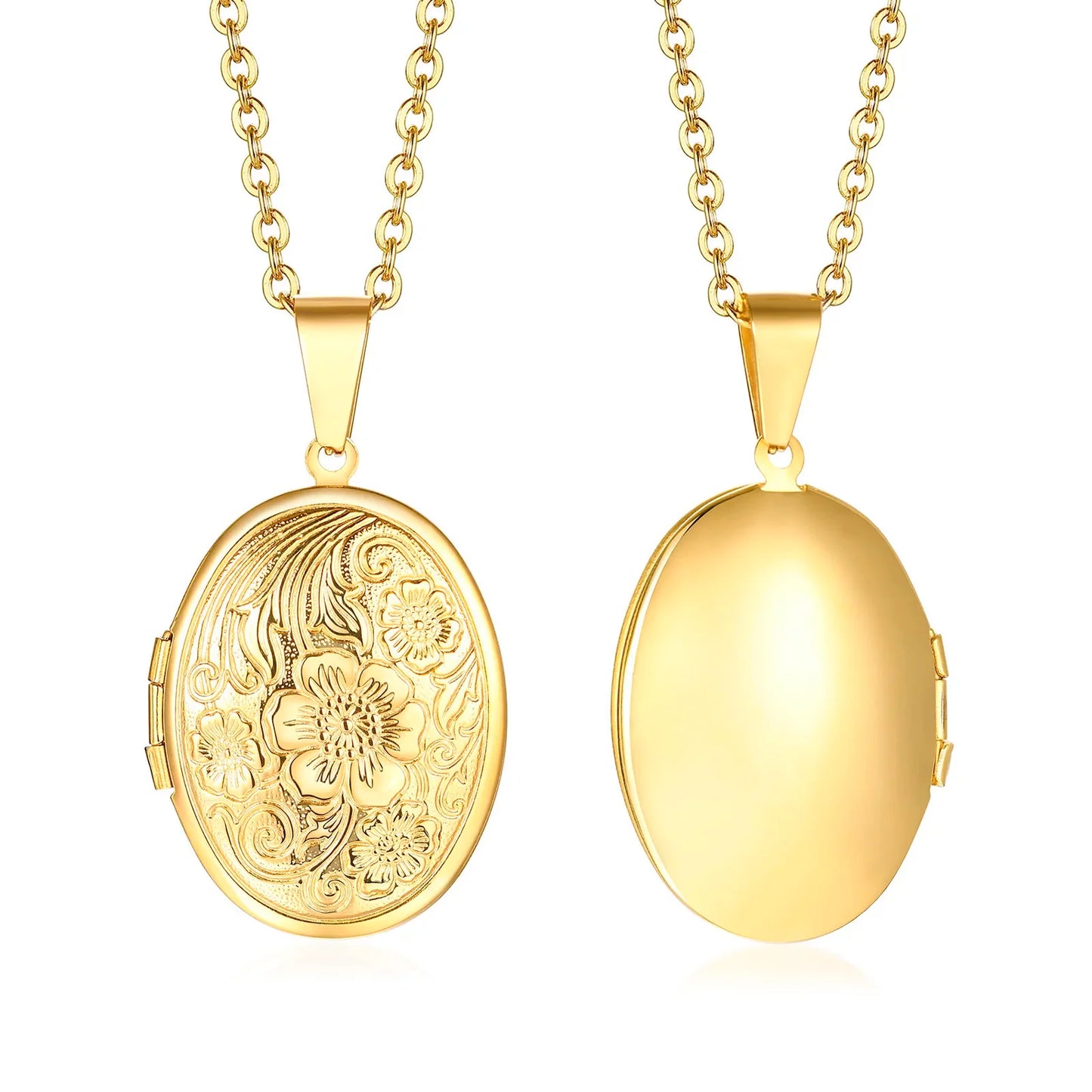 Heart Photo Locket Necklace for Women | Openable Stainless Steel Promise Jewelry