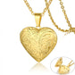 Heart Photo Locket Necklace for Women | Openable Stainless Steel Promise Jewelry