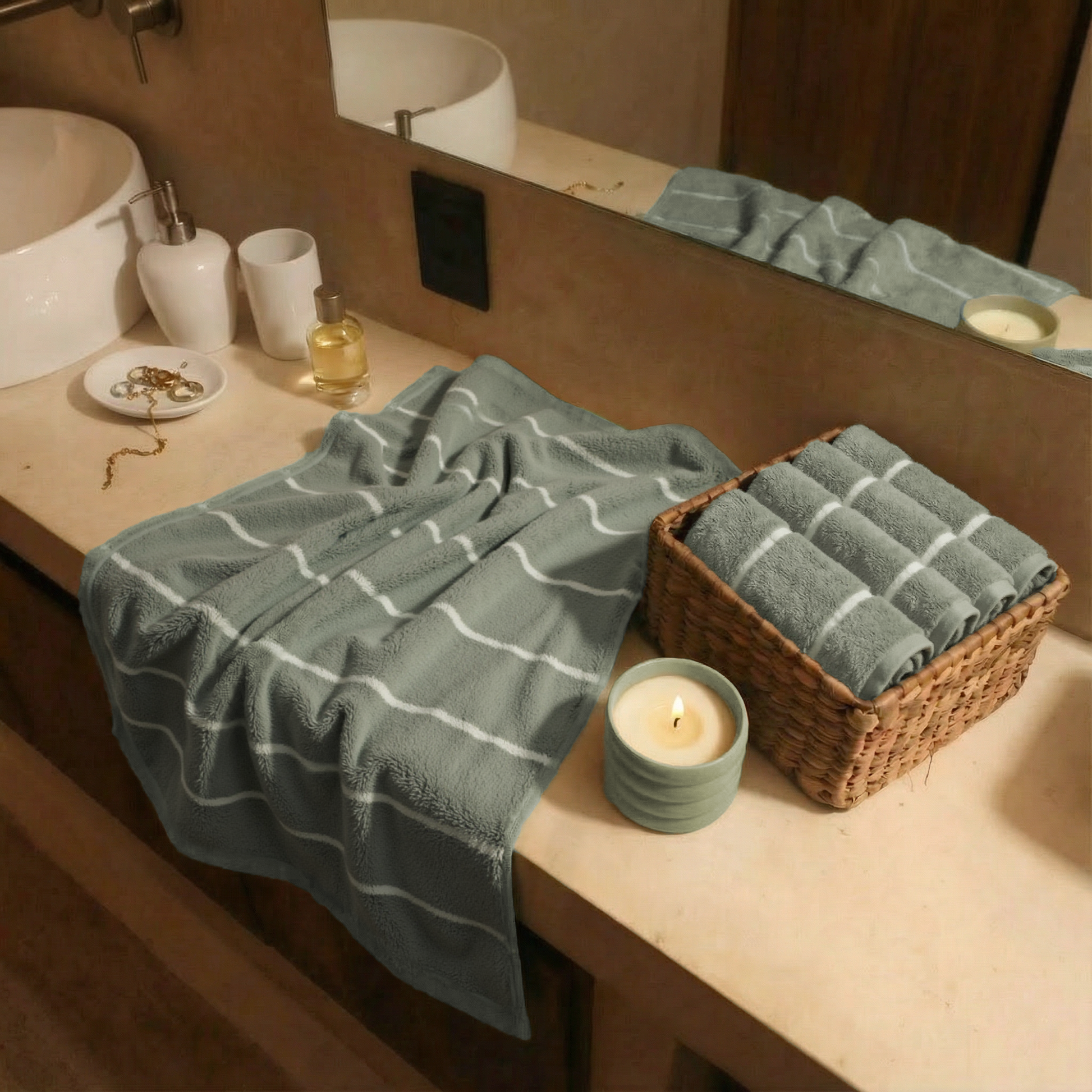 Deia Australian Cotton Towels Italic
