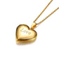 Heart Photo Locket Necklace for Women | Openable Stainless Steel Promise Jewelry