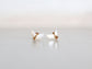 Mini Moonbeam Studs - Mother of Pearl