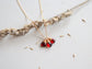 Garnet Trio Necklace