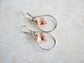Arrow Hoop Earrings -  Rosé Quartz