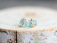 Comet Studs - Aquamarine