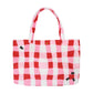 Picnic Perfect Gingham 2-in-1 Towel Tote Bag