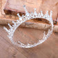 Moonlight Ice Queen Royalty Crown Tiara in Opal and Champagne Gold or Silver (2 Options)