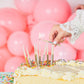 Metallic Glitter Birthday Candles (set of 10)