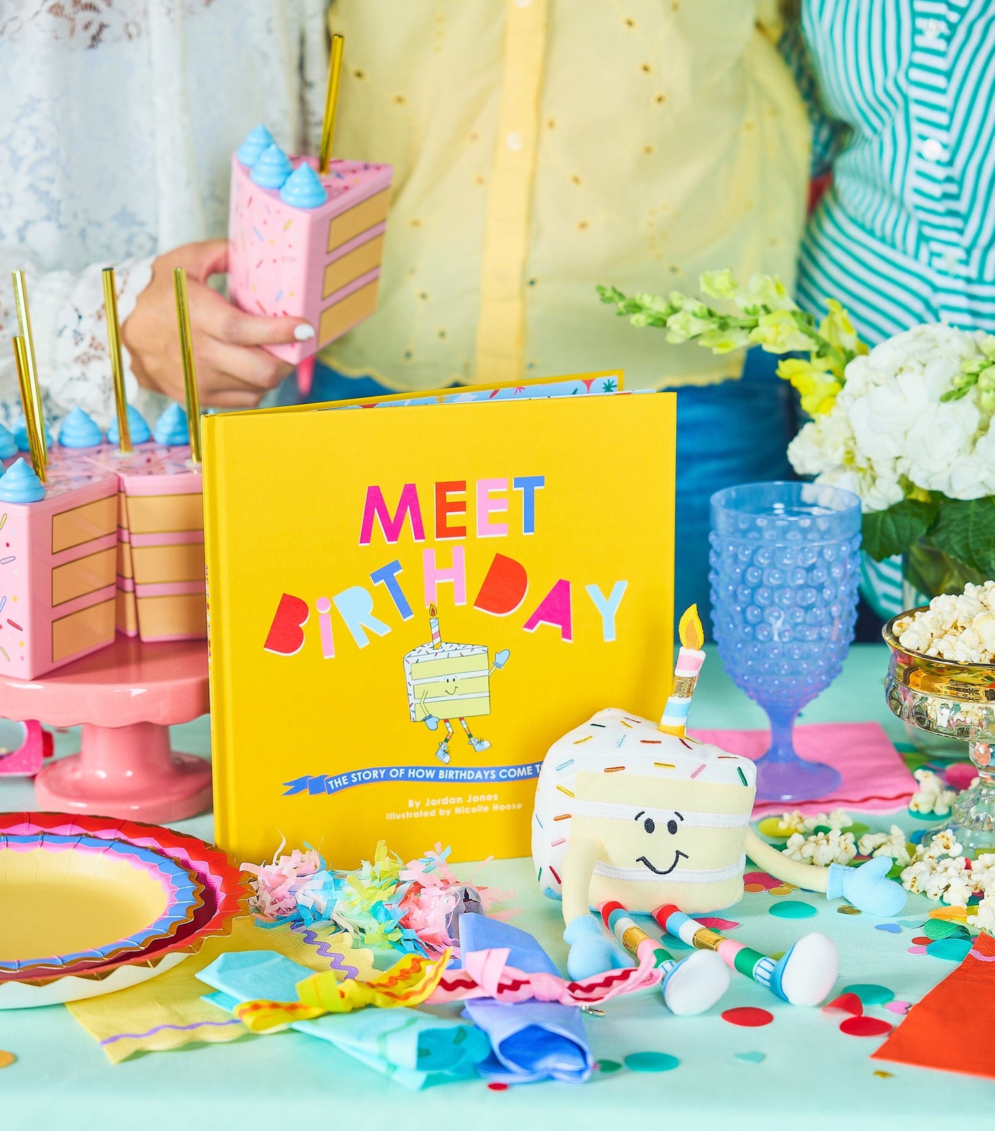 Meet Birthday Book & Cake Sipper Bundle