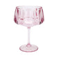 Pretty in Pink Reusable Coupe Glasses (set of 4)