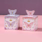 Butterfly Candy Gift Box Pink Purple Butterfly Birthday Party Decorations Kids Wedding Supplies Baby Shower Cookie Biscuit Box