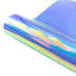 Holographic Permanent Adhesive Vinyl Sheets | Craft Decals for Cups, Walls, and Signs