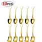 Stainless Steel Dessert Spoon Set | Shaped Spade Scoop for Ice Cream and Fruit