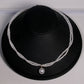 Necklace French Vintage Pearl Necklace Double Lock Bone Chain Collar Jewelry