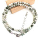 Natural Stone Crystal Choker Necklace | 4mm Bohemian Adjustable Choker
