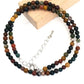 Natural Stone Crystal Choker Necklace | 4mm Bohemian Adjustable Choker
