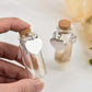 Pet Memorial Bottle for Pet Hair Dogs Cats | Fur Keepsake Storage with 3 Silver Accessories