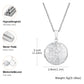 Vnox Light Heart Locket Pendants