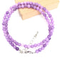 Natural Stone Crystal Choker Necklace | 4mm Bohemian Adjustable Choker