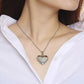 Vnox Light Heart Locket Pendants