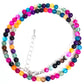 Natural Stone Crystal Choker Necklace | 4mm Bohemian Adjustable Choker