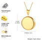 Vnox Light Heart Locket Pendants