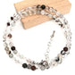 Natural Stone Crystal Choker Necklace | 4mm Bohemian Adjustable Choker