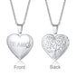 Heart Photo Locket Necklace for Women | Openable Stainless Steel Promise Jewelry
