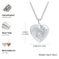 Vnox Light Heart Locket Pendants