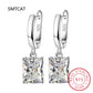 Square Gemstone Stud Earrings Set | 925 Sterling Silver Multi-Color Birthstone Earrings