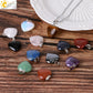 CSJA Natural Stone Heart Necklace | Crystal Healing Pendant for Women