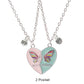 Broken Heart Best Friends Pendant Set | Magnetic Adjustable Lover Necklace for Women