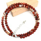 Natural Stone Crystal Choker Necklace | 4mm Bohemian Adjustable Choker