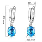 Square Gemstone Stud Earrings Set | 925 Sterling Silver Multi-Color Birthstone Earrings