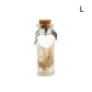Pet Memorial Bottle for Pet Hair Dogs Cats | Fur Keepsake Storage with 3 Silver Accessories
