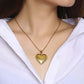 Vnox Light Heart Locket Pendants