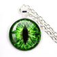 Fashion Evil Eye Pendant Necklace | Trendy Glass Cabochon Jewelry Gift