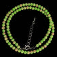 Natural Stone Crystal Choker Necklace | 4mm Bohemian Adjustable Choker