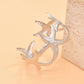 New Fashion Golden Alloy 2 Starfish Arm Bracelet for Women  Summer Beach \Dance Party Cuff Bracelets Jewlery Accessories Gifts