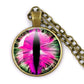Fashion Evil Eye Pendant Necklace | Trendy Glass Cabochon Jewelry Gift