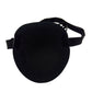 Unisex Black Single Eye Patch | Adjustable Washable Concave Eyepatch for Sleep, Vision Training, and Cosplay