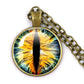 Fashion Evil Eye Pendant Necklace | Trendy Glass Cabochon Jewelry Gift