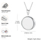 Vnox Light Heart Locket Pendants