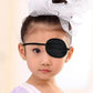 Unisex Black Single Eye Patch | Adjustable Washable Concave Eyepatch for Sleep, Vision Training, and Cosplay