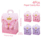 Butterfly Candy Gift Box Pink Purple Butterfly Birthday Party Decorations Kids Wedding Supplies Baby Shower Cookie Biscuit Box