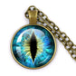 Fashion Evil Eye Pendant Necklace | Trendy Glass Cabochon Jewelry Gift