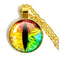 Fashion Evil Eye Pendant Necklace | Trendy Glass Cabochon Jewelry Gift