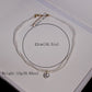 Necklace French Vintage Pearl Necklace Double Lock Bone Chain Collar Jewelry